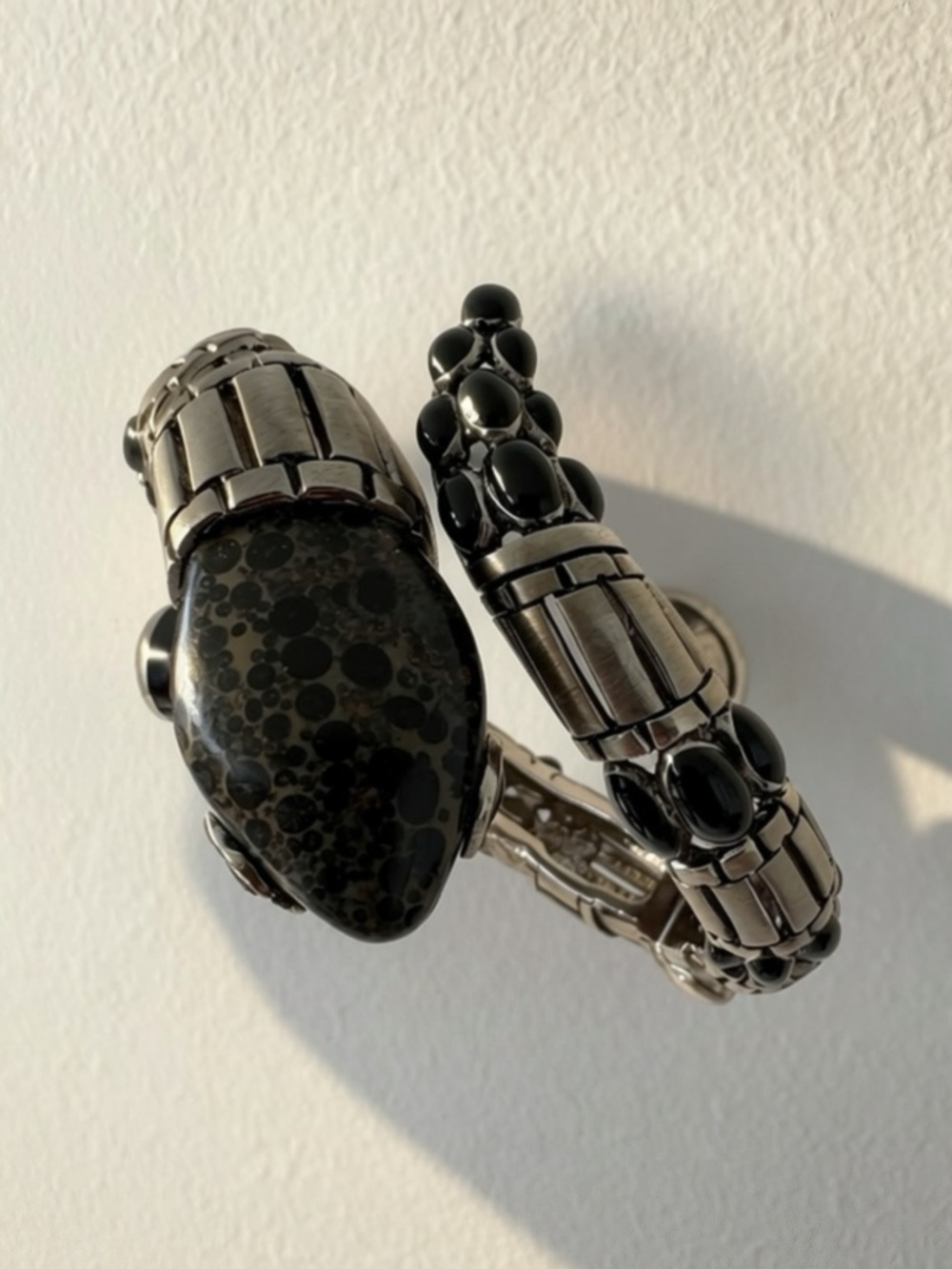 Roberto Cavalli Serpent Snake Bangle Bracelet Made in Italy